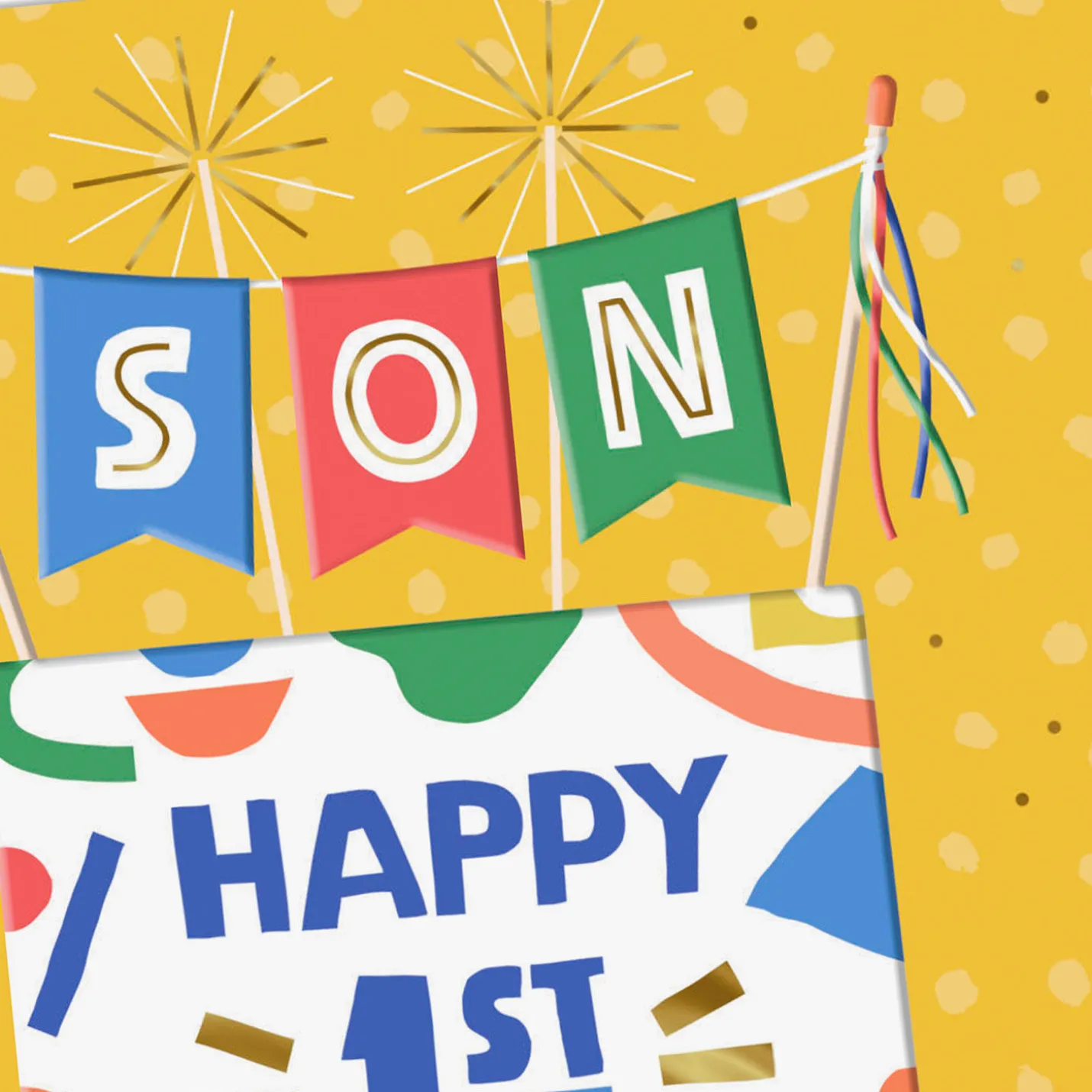Wonderful Ways 1st Birthday Card for Son