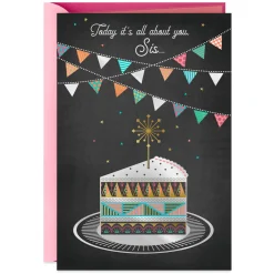 Wonderful, Beautiful You Birthday Card for Sister