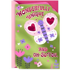 Wonderfully Unique You Birthday Card for Girls