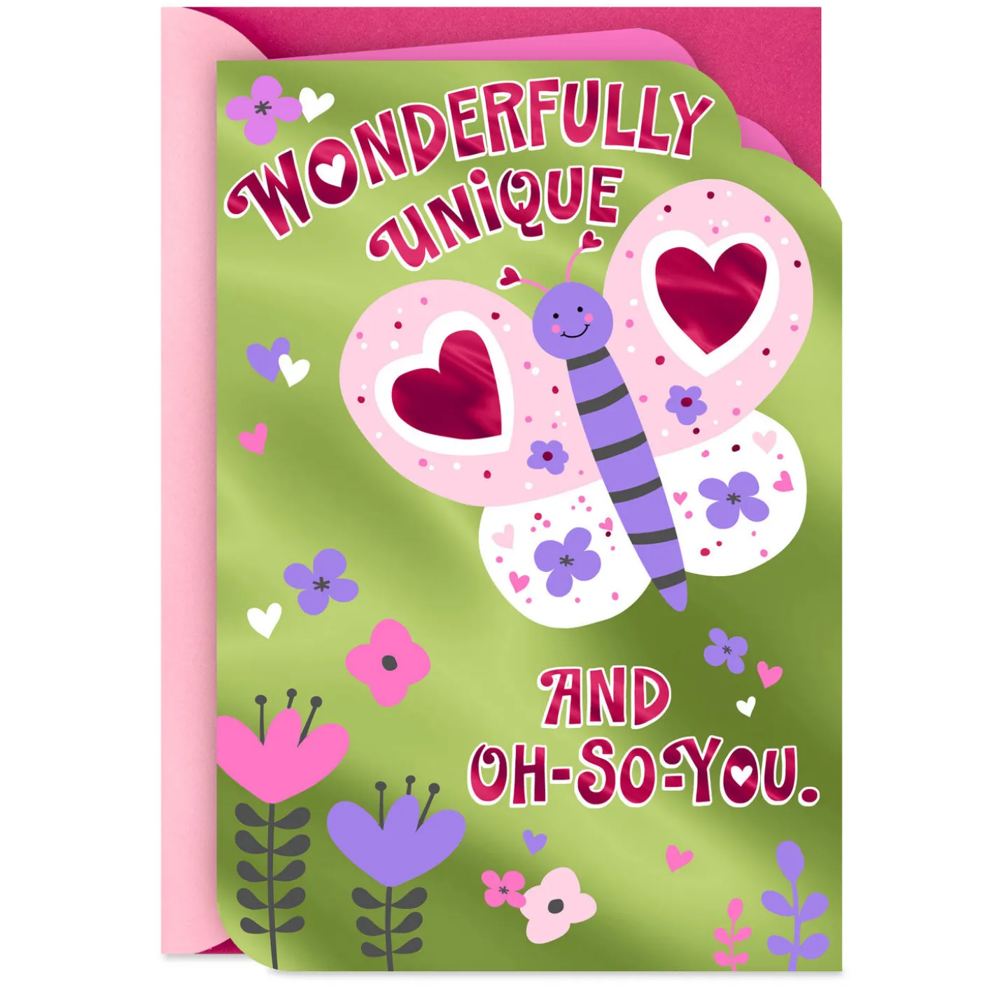 Wonderfully Unique You Birthday Card for Girls
