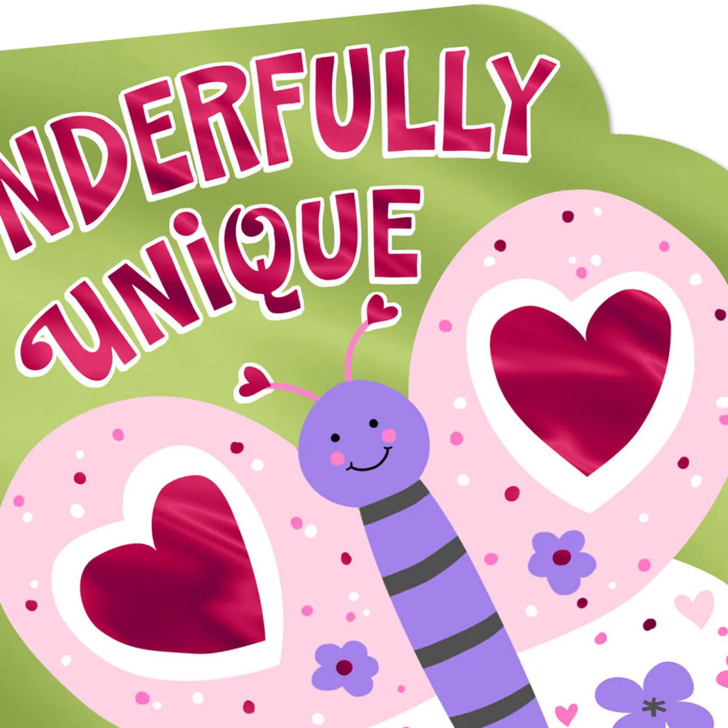 Wonderfully Unique You Birthday Card for Girls