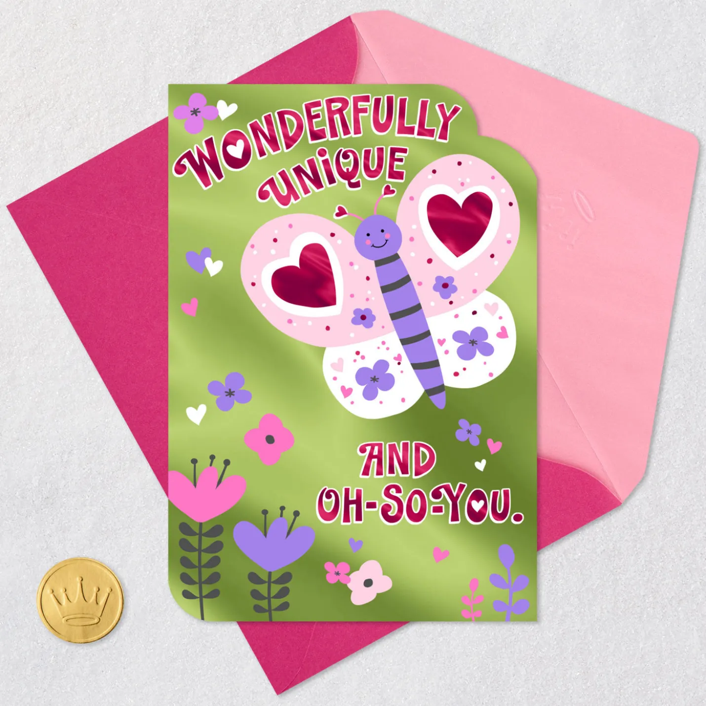 Wonderfully Unique You Birthday Card for Girls