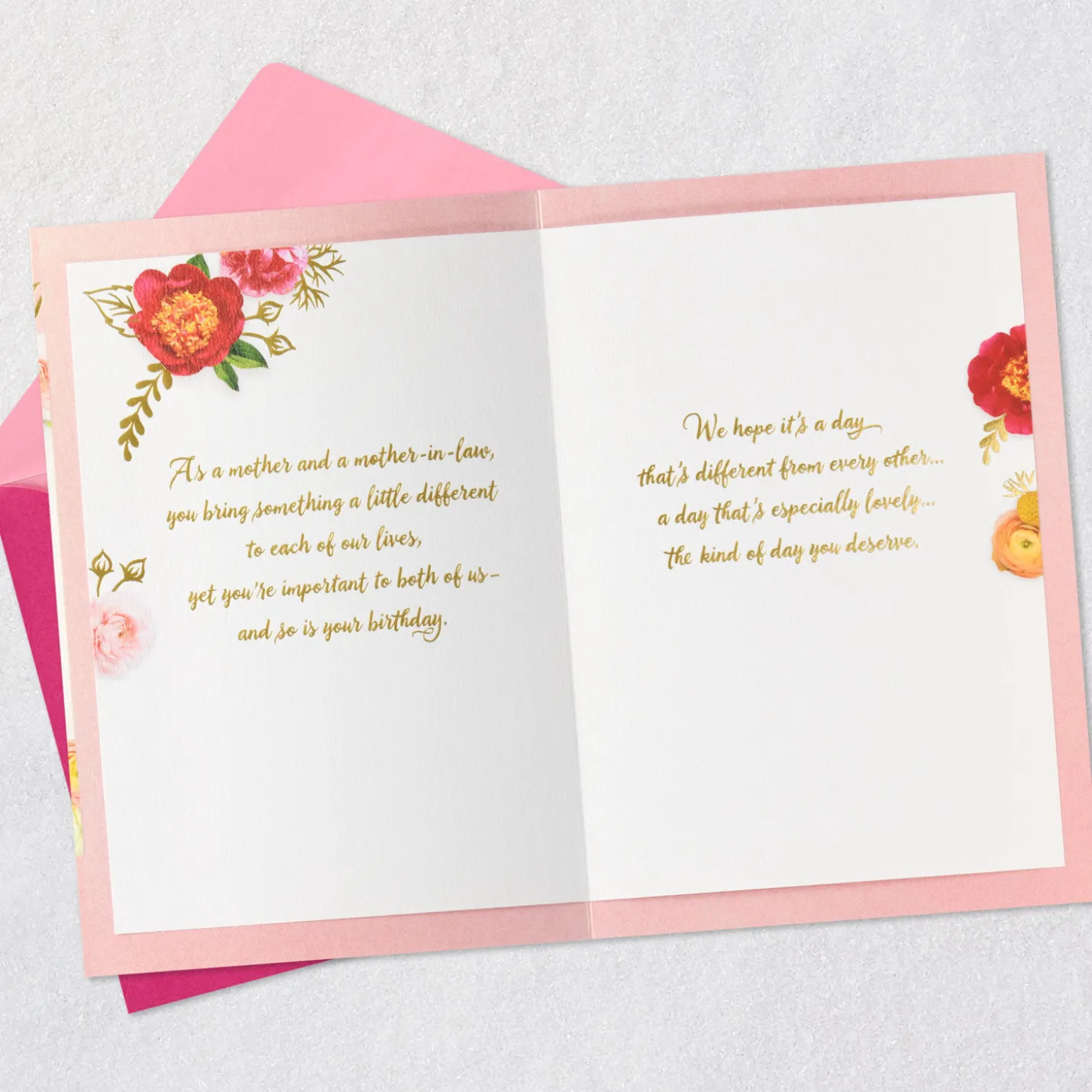 Wonderful Mother and Mother-in-Law Birthday Card From Couple