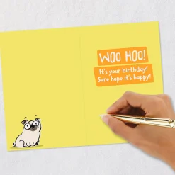 Woo Hoo Knock Knock Joke Funny Birthday Card
