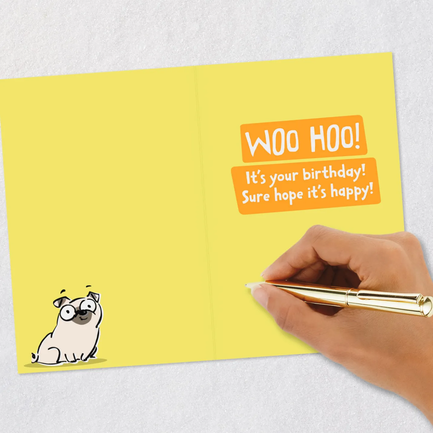 Woo Hoo Knock Knock Joke Funny Birthday Card