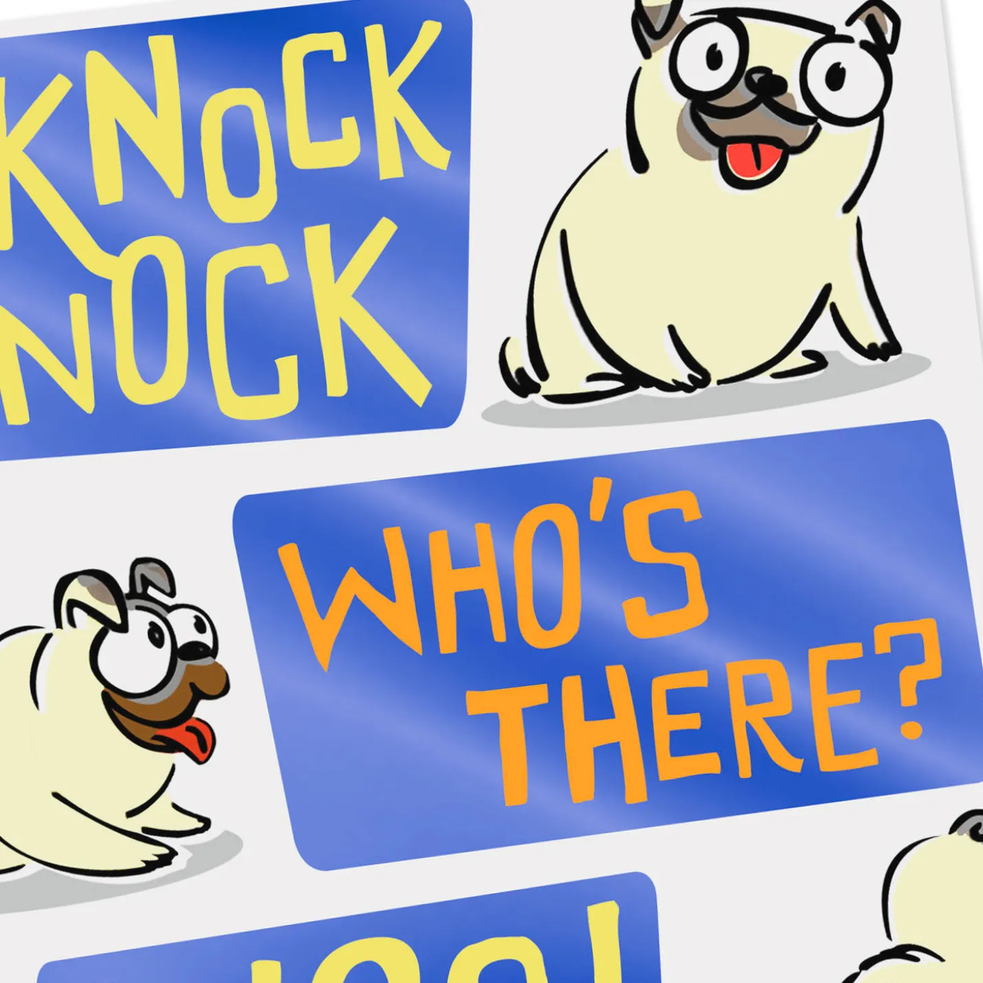 Woo Hoo Knock Knock Joke Funny Birthday Card