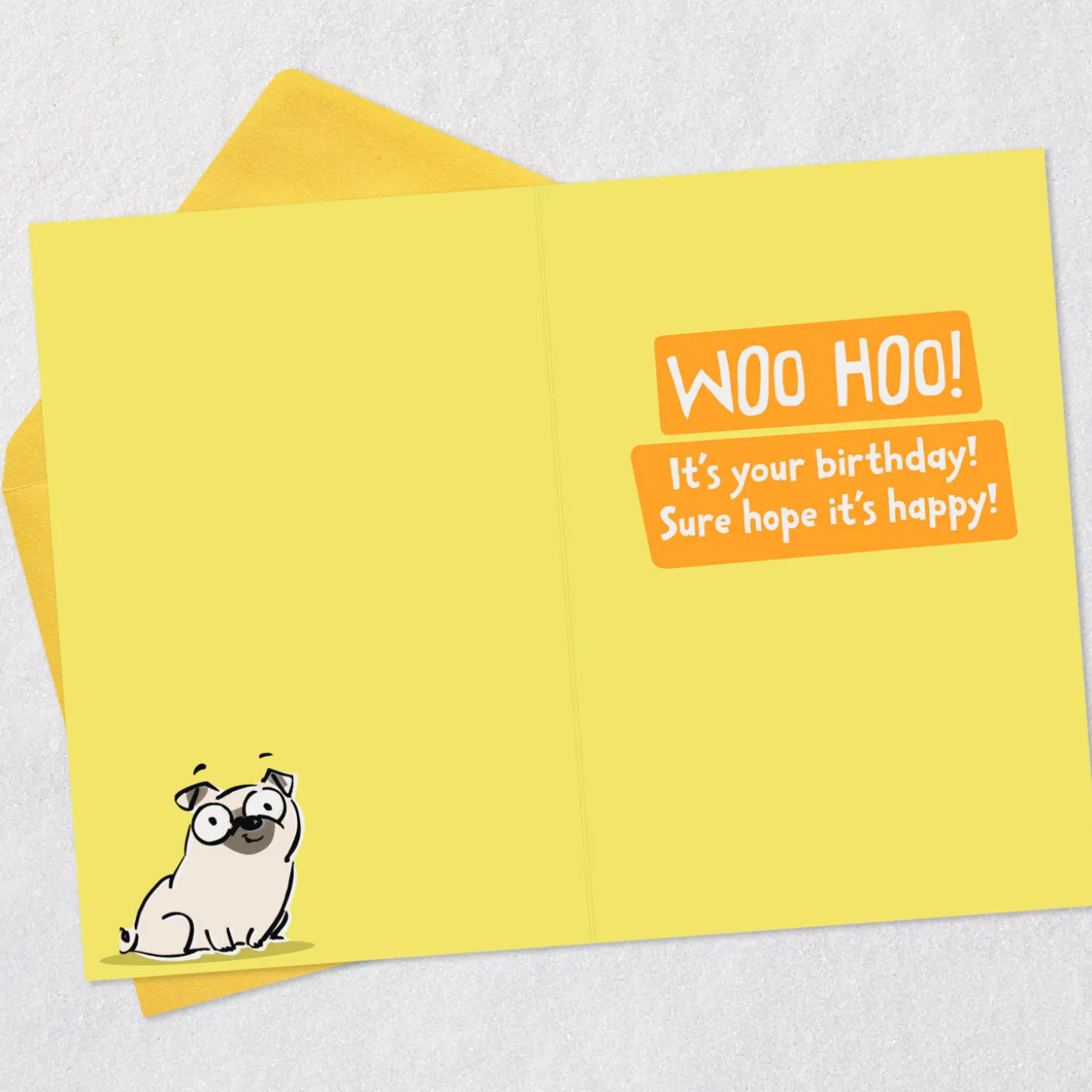 Woo Hoo Knock Knock Joke Funny Birthday Card