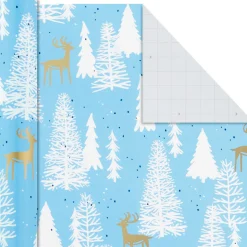 Woodland Charm 4-Pack Holiday Wrapping Paper Assortment, 120 sq. ft.