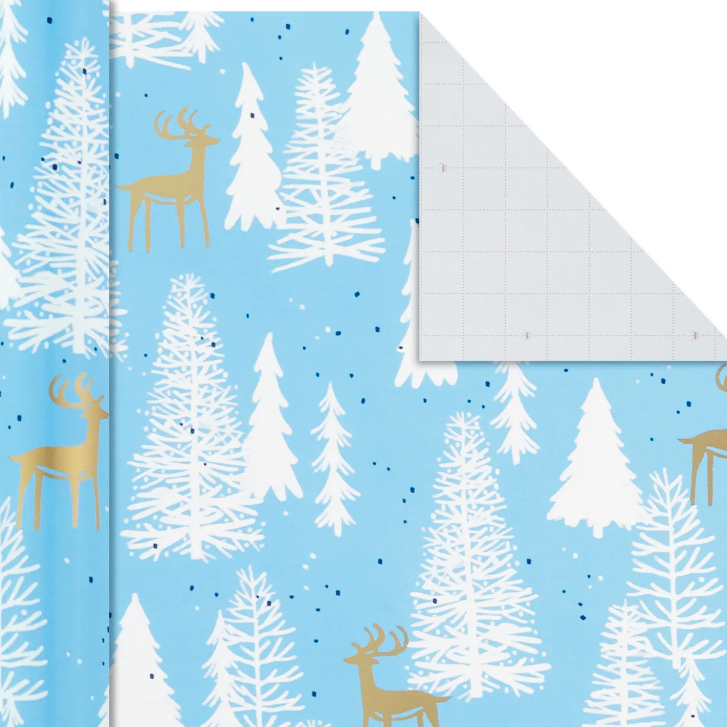 Woodland Charm 4-Pack Holiday Wrapping Paper Assortment, 120 sq. ft.