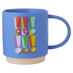 Woo Hoo Exclamation Points Mug, 16 oz.