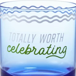 Woo Hoo Worth Celebrating Drinking Glasses, Set of 2