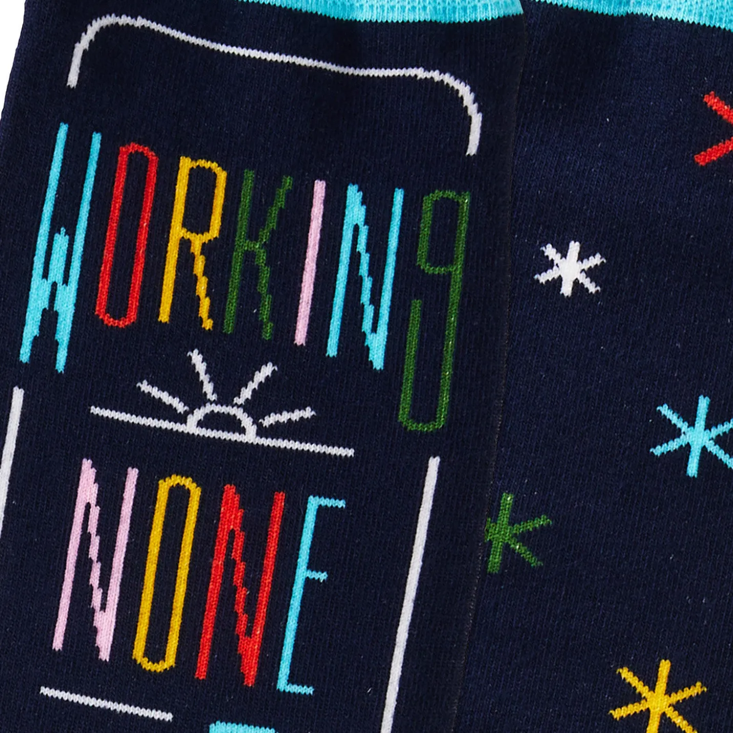 Working None to Five Retirement Novelty Crew Socks