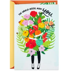 World Needs More You Birthday Card for Her