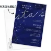 Written in the Stars Flat Wedding Shower Invitation