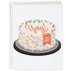 Yay Party Cake Celebration Card