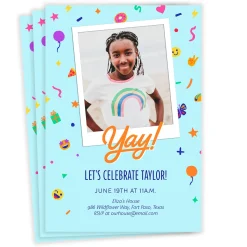 Yay Icons Party Invitation