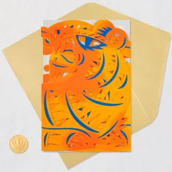 Year of the Tiger Chinese Zodiac Birthday Card