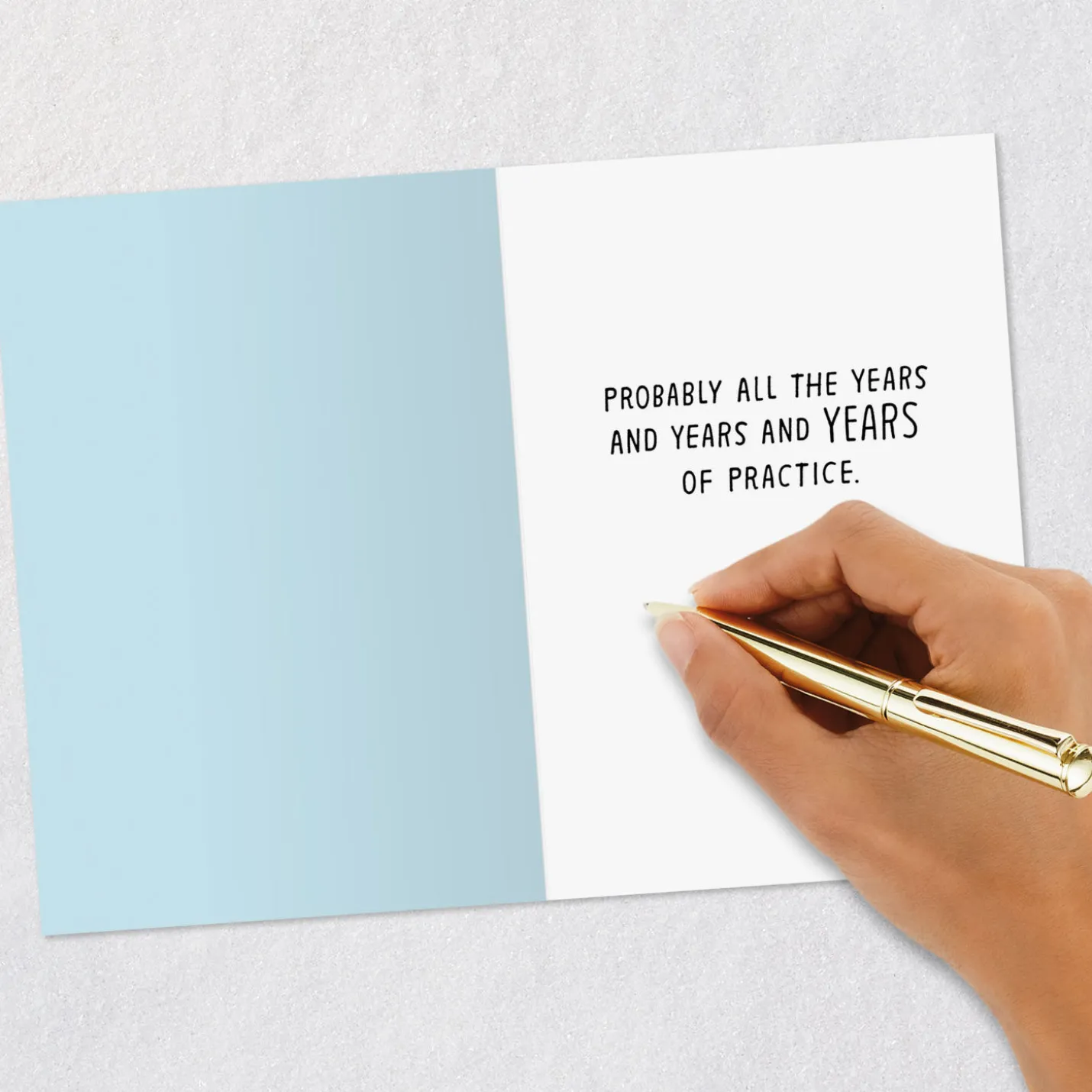 Years of Practice Funny Birthday Card