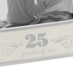 25 Years of Us Silver Anniversary Picture Frame, 5x7