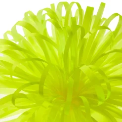 7" Yellow Looped Pom-Pom Gift Bow