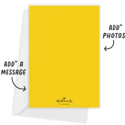 Yellow Spotlight Frame Flat Graduation Party Invitation