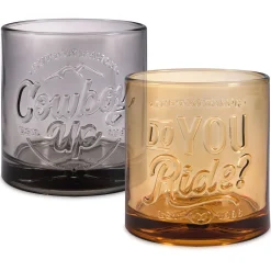 Yellowstone Cowboy Up Drinking Glasses Gift Set