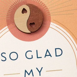 Yin and Yang Love Card with Pocket Tokens