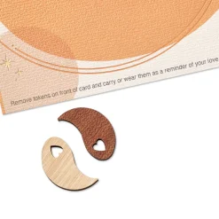 Yin and Yang Love Card with Pocket Tokens