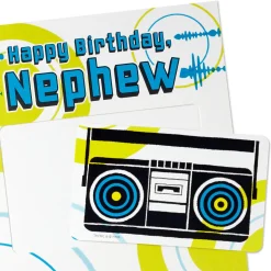 You Add a Happy Vibe Birthday Card for Nephew With Decal