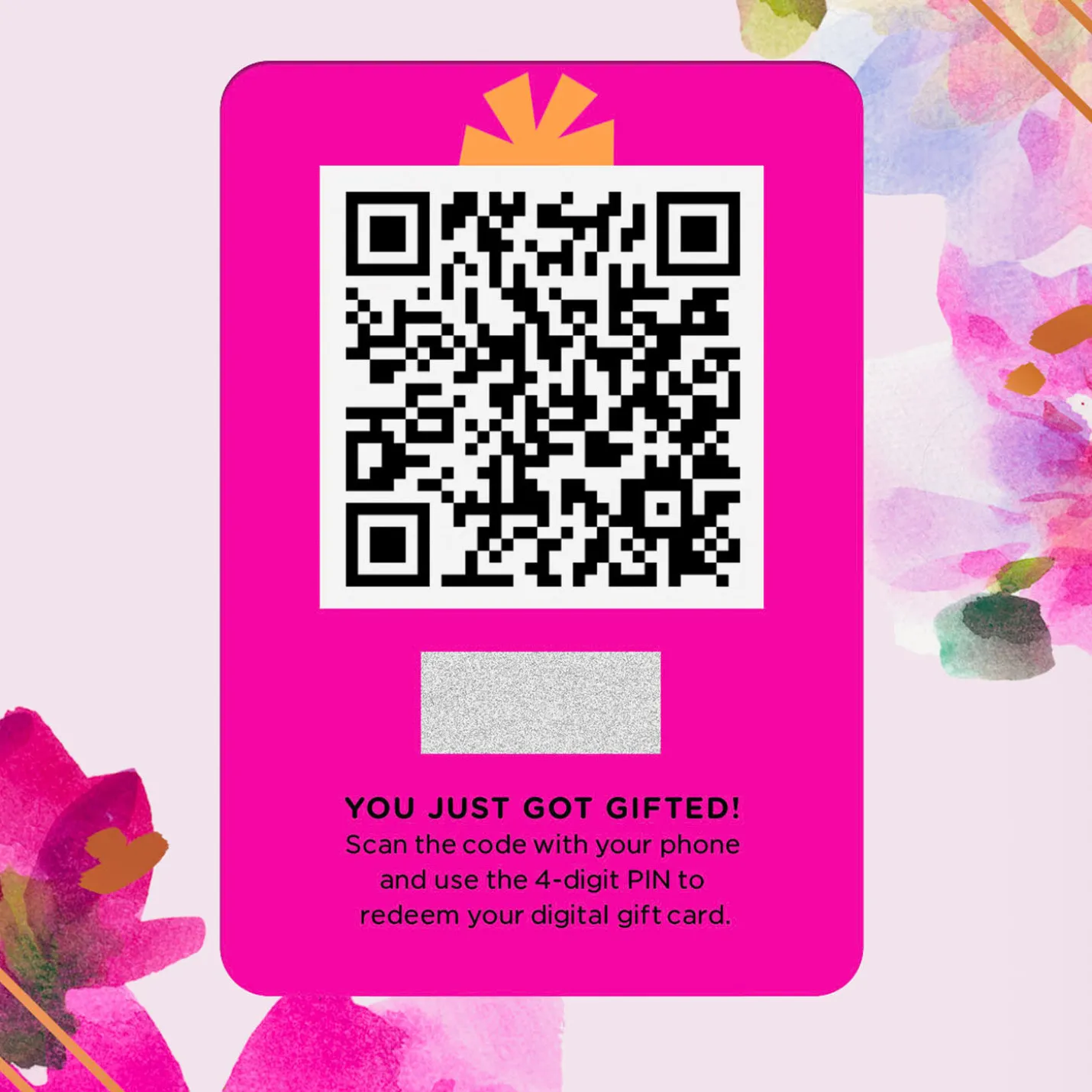 You Are Amazing Watercolor Flowers Gift Card Greeting Birthday Card
