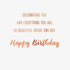 You Are Amazing Watercolor Flowers Gift Card Greeting Birthday Card