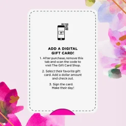 You Are Amazing Watercolor Flowers Gift Card Greeting Birthday Card