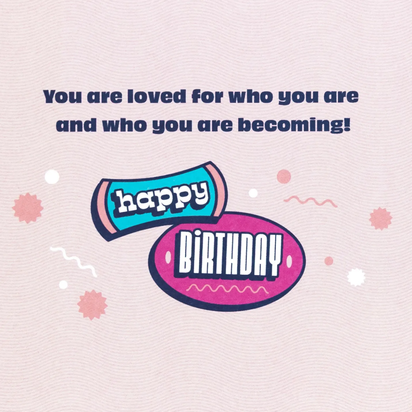 You Are Loved Birthday Card for Granddaughter With Sticker