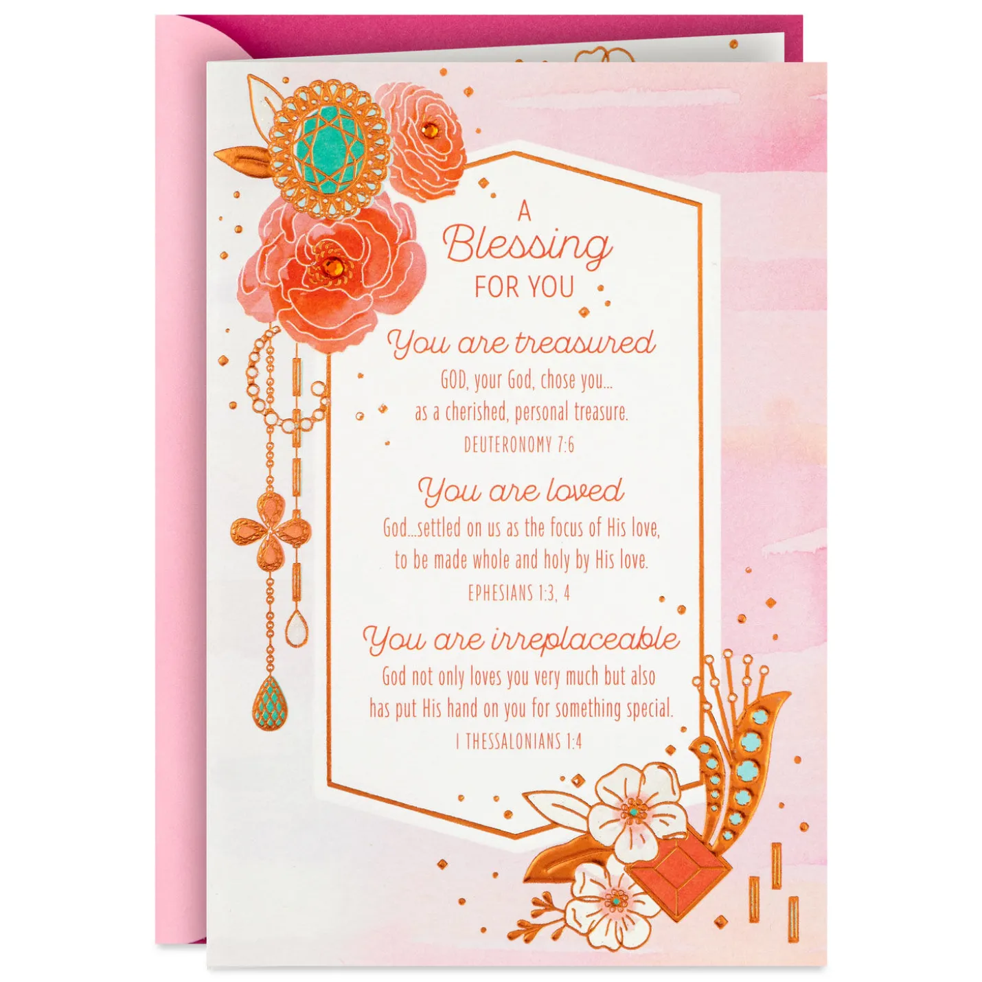 You Are Treasured and Loved Religious Birthday Card