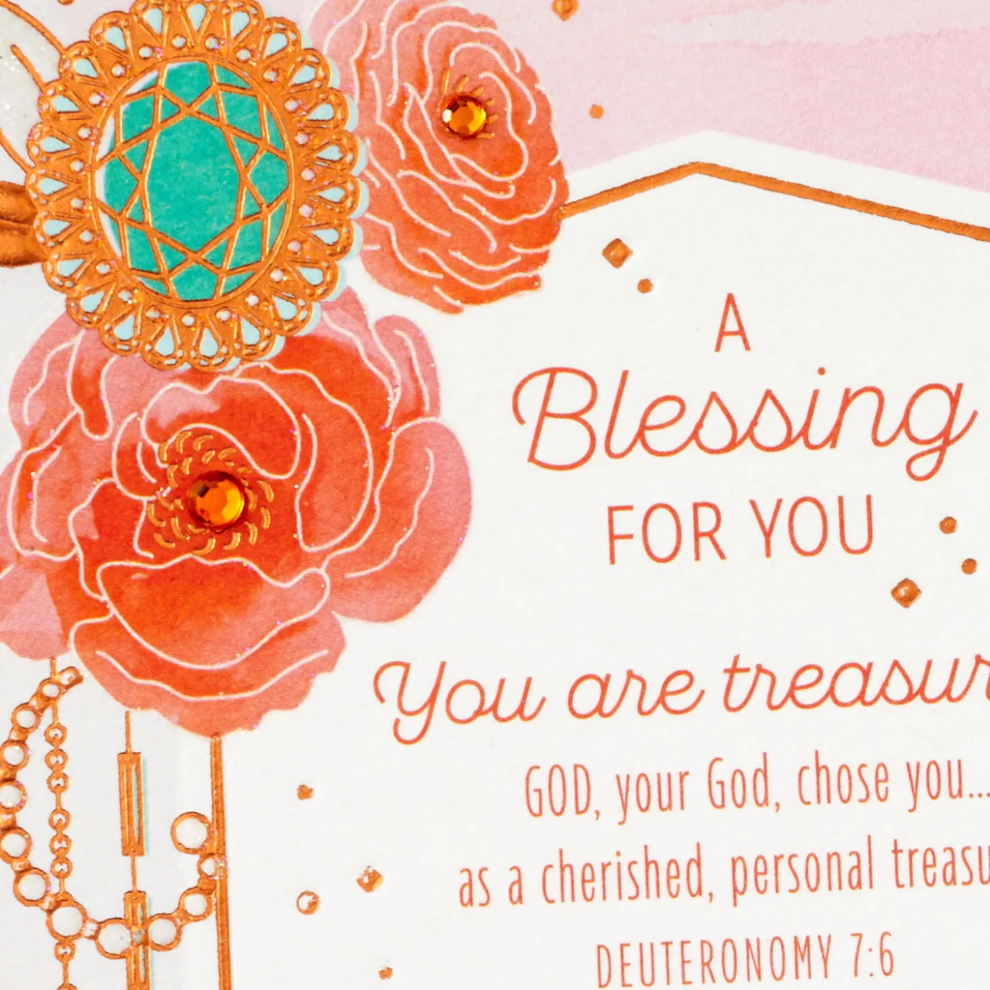 You Are Treasured and Loved Religious Birthday Card