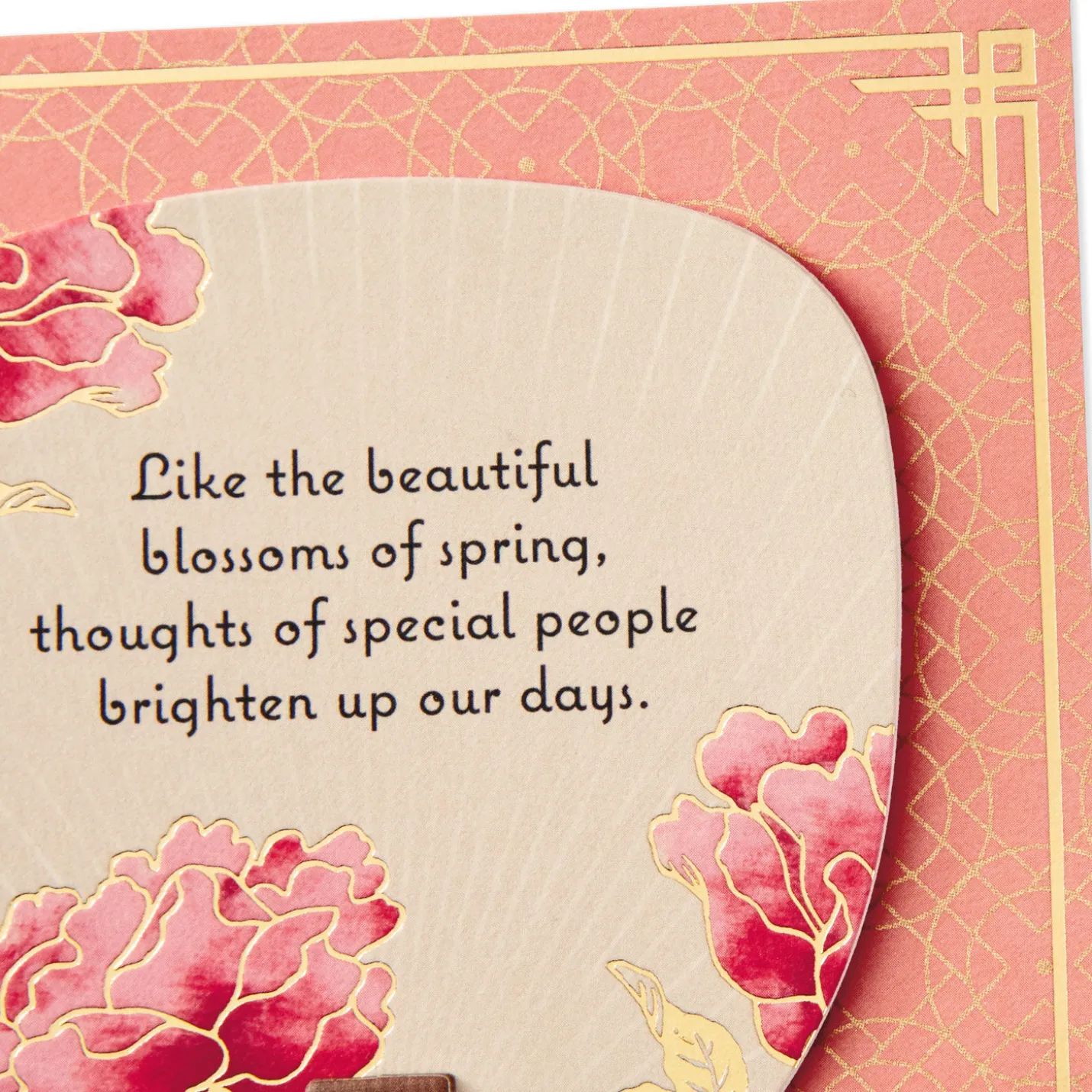 You Brighten Our Days Thinking of You Card With Fan