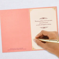 You Brighten Our Days Thinking of You Card With Fan