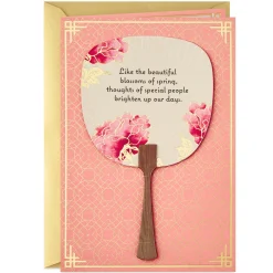 You Brighten Our Days Thinking of You Card With Fan
