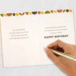 You Bring Good Energy Birthday Card for Son