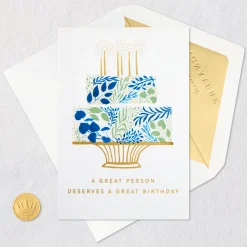You Deserve a Great Day Birthday Card