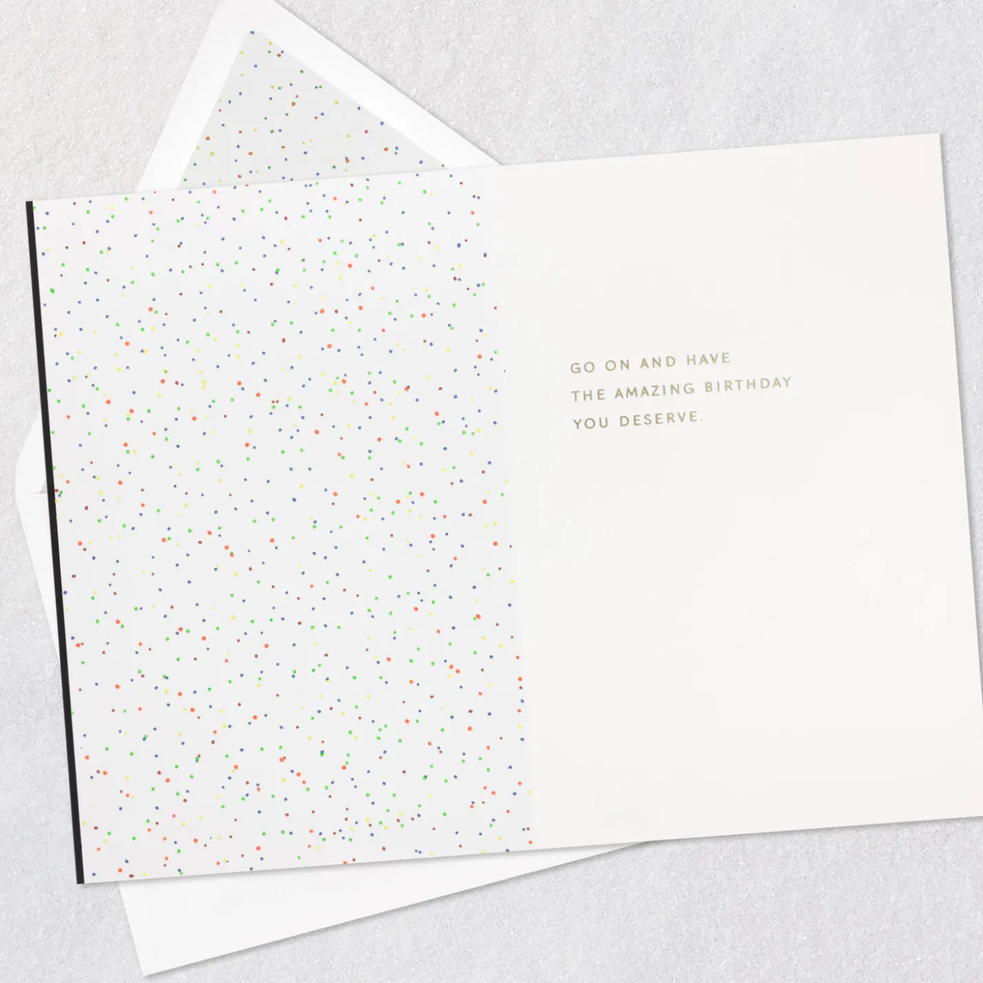 You Deserve an Amazing Day Birthday Card