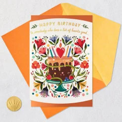 You Do a Lot of Hearts Good Birthday Card