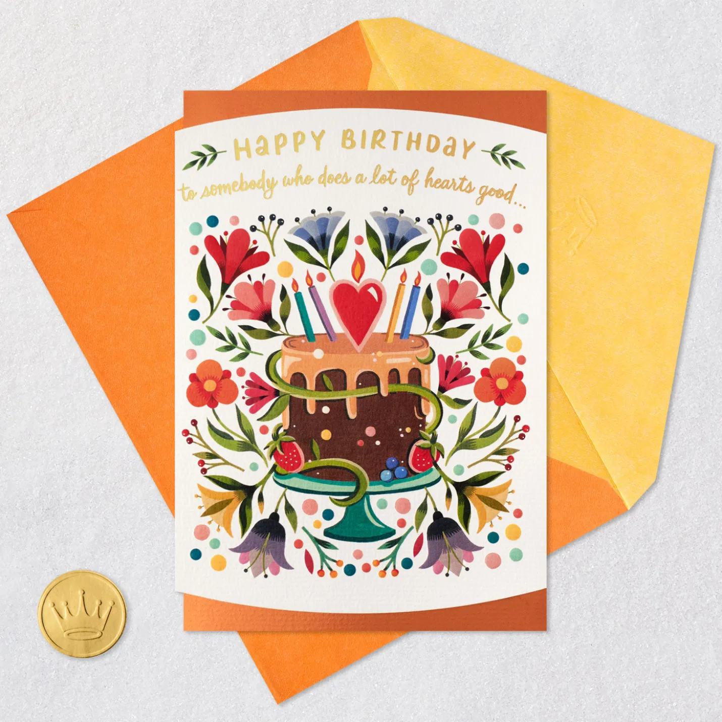 You Do a Lot of Hearts Good Birthday Card