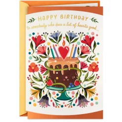 You Do a Lot of Hearts Good Birthday Card