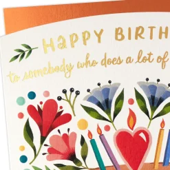 You Do a Lot of Hearts Good Birthday Card