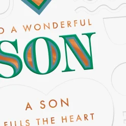 You Fill My Heart With Love and Pride Birthday Card for Son
