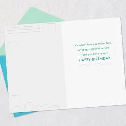 You Fill My Heart With Love and Pride Birthday Card for Son
