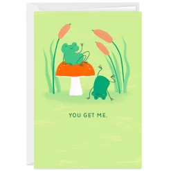You Get Me Frogs Custom Card