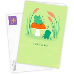 You Get Me Frogs Custom Card