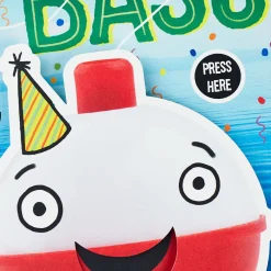 You Kick Bass Funny Musical Birthday Card
